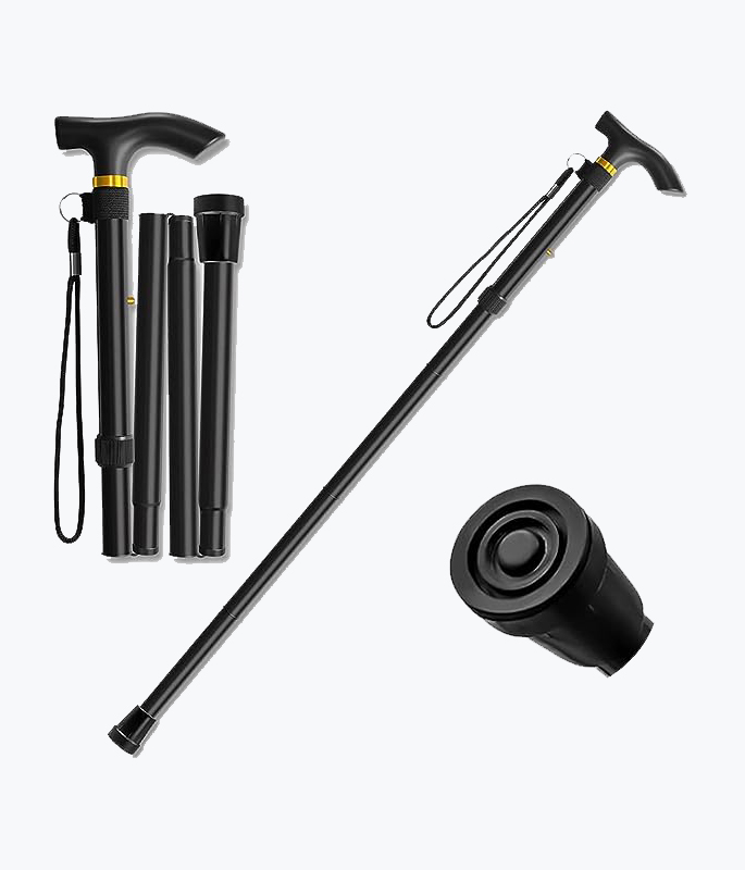 Briggs Folding Cane (Black)